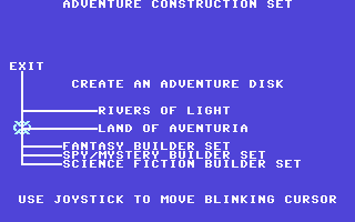 Adventure Construction Set screenshot 4 for Commodore 64